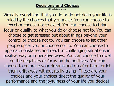 decisions